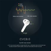 5 - Lenovo HT06 Bluetooth Headset,  White 