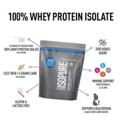 2 - Isopure 100% Whey Protein Isolate with Less Than 1.5 Grams Carbs,  1.1 lb  Creamy Vanilla 