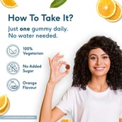 1 - HealthKart HK Vitals Multivitamin, 30 gummies Orange