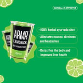 3 - ARMR Anti Hangover Shot, 6 Piece(s)/Pack Lemon