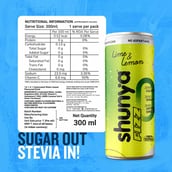 6 - Shunya Fizz, 300 ml Lime & Lemon (Pack of 12)
