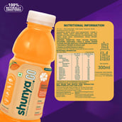 7 - Shunya GO, 300 ml Zesty Orange (Pack of 6)