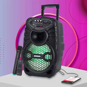 4 - Zebronics Zeb-100 Moving Monster X8L Trolley Speaker, Black