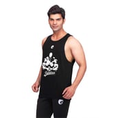 Omtex Fearless Stringer for Men,  Black  Medium 