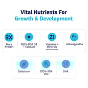 5 - Gritzo Supermilk Personalized Protein & Nutrition Dink 4-7yrs Kids Height + OP, 400 g Double Chocolate