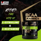 2 - Megagrow BCAA Advance, 0.88 lb 29 Servings Green Apple