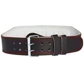 7 - MuscleXP Leather Weight Lifting Gym Belt,  Black  XL 