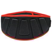 1 - MuscleXP Gym Nylon Padded Weightlifting Belt,  Black  Large 