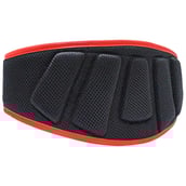 7 - MuscleXP Gym Nylon Padded Weightlifting Belt,  Black  Large 