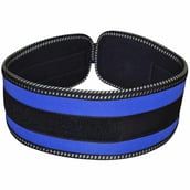 1 - MuscleXP Weight Lifting Gym Belt,  Blue  Small 
