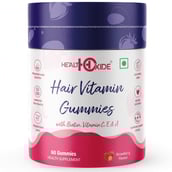 1 - Health Oxide Hair Vitamin Strawberry,  60 gummies 