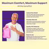 3 - Careforce Hot Water Bag Pink,  1 Piece(s)/Pack 