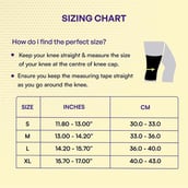 6 - Careforce Knee Cap for Men,  Black  Medium 