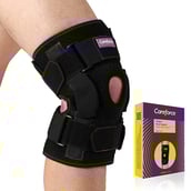 1 - Careforce Hinged Knee Support,  Black  Small-Medium 
