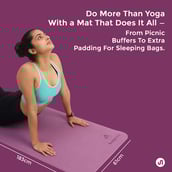 2 - Bodyband TPE Yoga Mat,  Pink-Purple  6 mm 