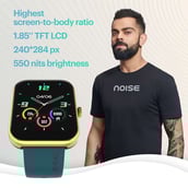 Noise ColorFit Pulse 2 Max Smartwatch,  Deep Wine  Free Size 