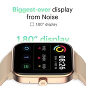 Noise ColorFit Pro 4 Max Smartwatch,  Rose Gold  Free Size 
