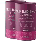 1 - Nirvasa Skin Radiance,  60 gummies  Orange ((Pack of 2) 