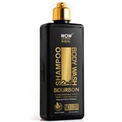 1 - WOW Skin Science Bourbon 2-in-1 Shampoo + Body Wash,  250 ml  Shea Butter & Vitamin E 