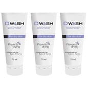 1 - Dwash Moisturising Facial Wash,  70 ml  for Dry Skin (Pack of 3) 