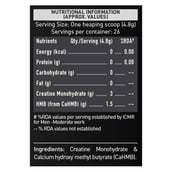 MuscleBlaze MB Fat Burner 60 tablets & Creatine HMB 120g & Ashwagandha 1000mg 60 tablets Combo