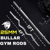 6 - BULLAR 40 kg Rubber Home Gym Set
