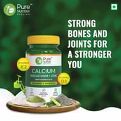 4 - Pure Nutrition Calcium Magnesium with Zinc,  60 tablet(s)  Unflavoured 