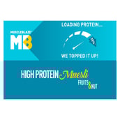 10 - MuscleBlaze High Protein Muesli OP, 0.4 kg Fruits & Nut