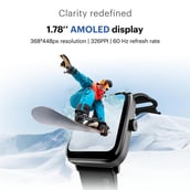 2 - Noise ColorFit Pro 4,  Jet Black  Free Size 