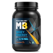 1 - MuscleBlaze Whey Energy with Digezyme OP, 2.2 lb Chocolate