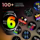 6 - beatXP Vega Smartwatch,  Black 