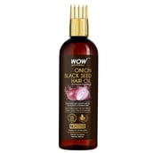 5 - WOW Skin Science Onion Black Seed Hair Oil, 200 ml with Comb Applicator