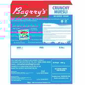 5 - Bagrrys Crunchy Muesli No Added Sugar,  400 g  (Diet Muesli) 