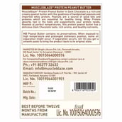 5 - MuscleBlaze High Protein Peanut Butter OP, 2.5 kg Dark Chocolate Creamy