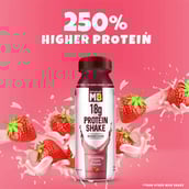 8 - MuscleBlaze 18g Protein Shake (No Added Sugar) OP,  6 Piece(s)/Pack  Strawberry Cream 