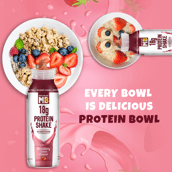 7 - MuscleBlaze 18g Protein Shake (No Added Sugar) OP,  6 Piece(s)/Pack  Strawberry Cream 