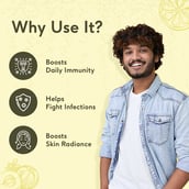 4 - HealthKart HK Vitals Natural Vitamin C 1300mg Amla Effervescent,  15 tablet(s)  Masala Lemon