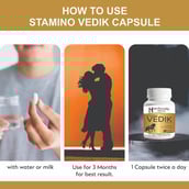 3 - Herbovedik Stamino Vedik,  30 capsules 