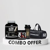 Proquest Lean Mass 6.6lb & Pump Up Pre workout 0.66lb Combo,  2 Piece(s)/Pack  Milk Chocolate & Watermelon (Shaker with Free Bag) 