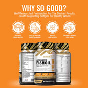 6 - MuscleXP Advanced Fish Oil Omega-3,  60 capsules 