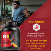 4 - MuscleBlaze Super Gainer Black,  4.4 lb  Choco Peanut Butter