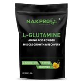 1 - Nakpro L-Glutamine,  0.66 lb  Fruit Punch 