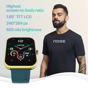 2 - Noise ColorFit Pulse 2 Max Smartwatch,  Jet Black 
