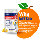 10 - Gritzo SuperMilk Protein & Nutrition Drink For 13+ Girls,  400 g  Mango