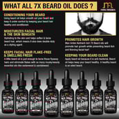 4 - Man Arden 7X Beard Oil, 30 ml Unscented
