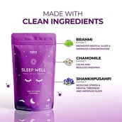 3 - Nidra Nutrition Sleep Well Melatonin 3mg,  30 gummies  Strawberry (Pack of 2) 