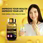 3 - Zeelab Omega 3 Fish Oil,  60 softgels 