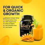 6 - Zeelab Athlete 100% Whey Protein,  4.4 lb  Mango Lassi 