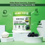 2 - Genetic Nutrition Hydrolysed Marine Collagen,  210 g  Watermelon 