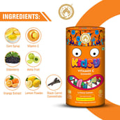 5 - Mom & World Kidsy Vitamin C,  30 gummies  Orange (Pack of 3) 